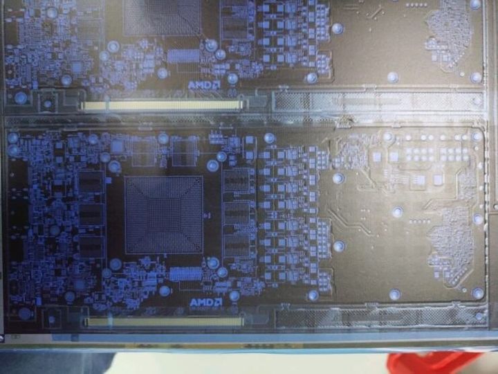 Oto zdjęcie mające przedstawiać laminat jednej z kart graficznych AMD Navi. - AMD Navi z 256-bitowym interfejsem oraz pamięcią GDDR6? - wiadomość - 2019-04-29