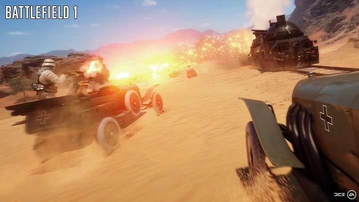 W becie Battlefielda 1 walczymy na mapie Pustynia Synajska. - Battlefield 1 - otwarta beta dostępna dla wybranych graczy - wiadomość - 2016-08-30