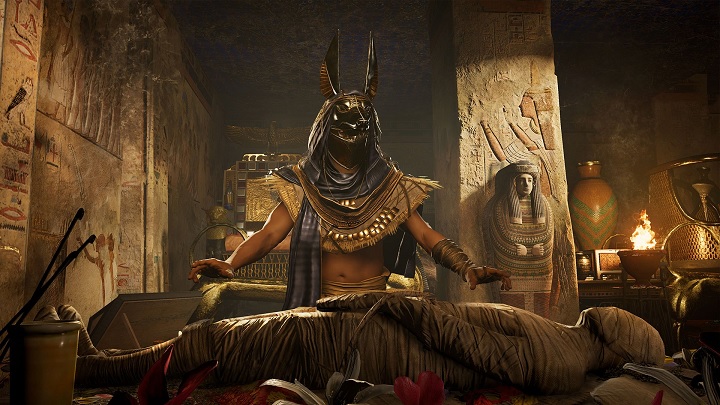 Mauzolea kryją zarówno nieprzebrane skarby, jak i rozmaite niebezpieczeństwa. Bayek musi mieć się na baczności. - Wszystko o Assassin's Creed Origins (premiera The Curse of Pharaohs) - Akt. #21 - wiadomość - 2018-03-13