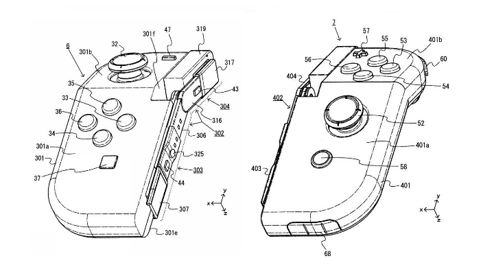 Switch dostanie wyginane kontrolery? Nintendo patentuje nowe Joy-Cony - ilustracja #1
