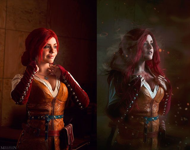 Najlepsze cosplaye - Triss Merigold z gry Wiedźmin 3: Dziki Gon - ilustracja #6
