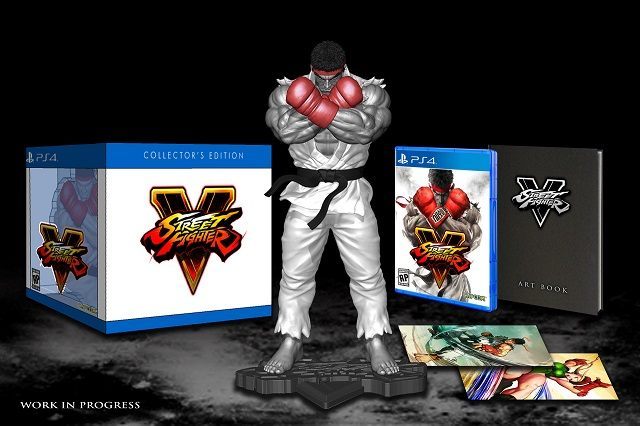 Wizualizacja edycji kolekcjonerskiej gry Street Fighter V. - Street Fighter V - ujawniono edycję kolekcjonerską i pre-orderowe bonusy - wiadomość - 2015-09-01