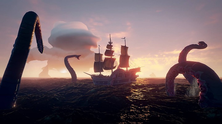 Gracze zdążyli już uwiecznić pierwsze starcia z krakenem. - Premiera Sea of Thieves oraz debiutancki „patch" - wiadomość - 2018-03-20
