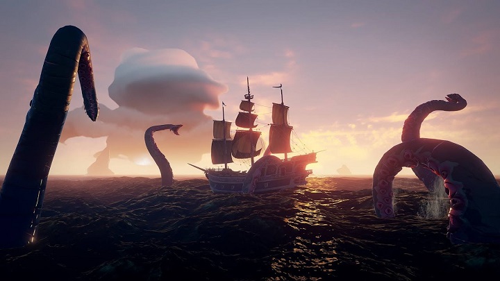 Gracze zdążyli już uwiecznić pierwsze starcia z krakenem. - Premiera Sea of Thieves oraz debiutancki „patch" - wiadomość - 2018-03-20