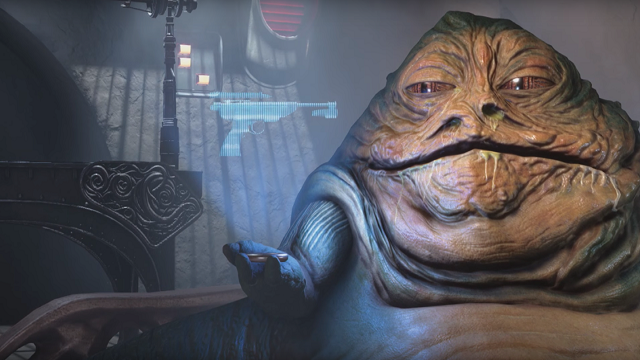 Jabba The Hutt oferuje graczom nowy ekwipunek w zamian za wykonanie zadań. - Star Wars: Battlefront z potężną aktualizacją - wiadomość - 2016-03-23