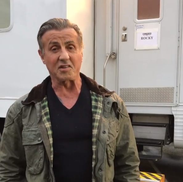 Sylwester Stallone na planie Creed 2.