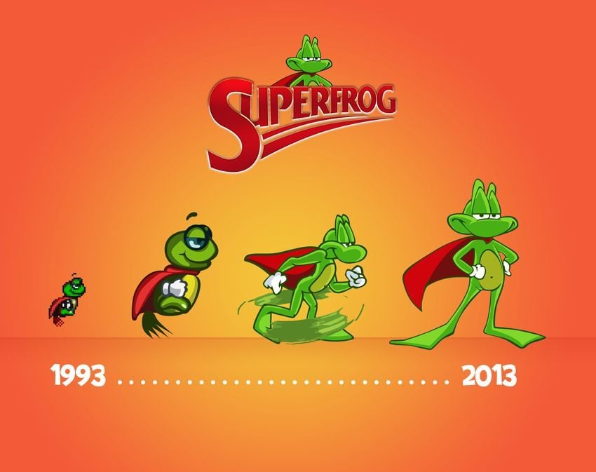 Superfrog kiedyś i dziś - Superfrog powróci w wersji HD - wiadomość - 2013-02-13