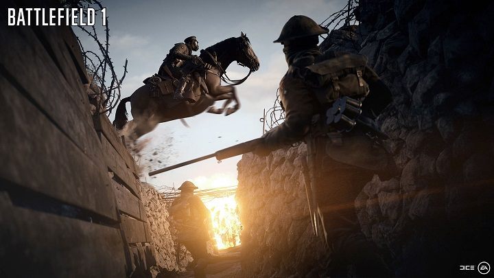 W Battlefield 1 będą konie, ale zabraknie armii francuskiej i rosyjskiej. - Battlefield 1 - w multiplayerze zabraknie Francuzów i Rosjan - wiadomość - 2016-06-14