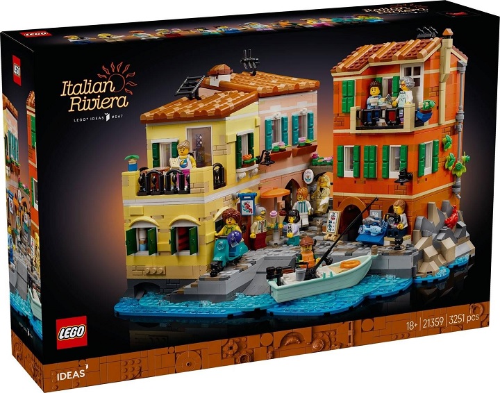 Źródło: The Lego Group - LEGO wkrótce zabierze nas na włoską riwierę. Wyciekły zdjęcia i informacje o nowym klimatycznym zestawie - wiadomość - 2025-07-15