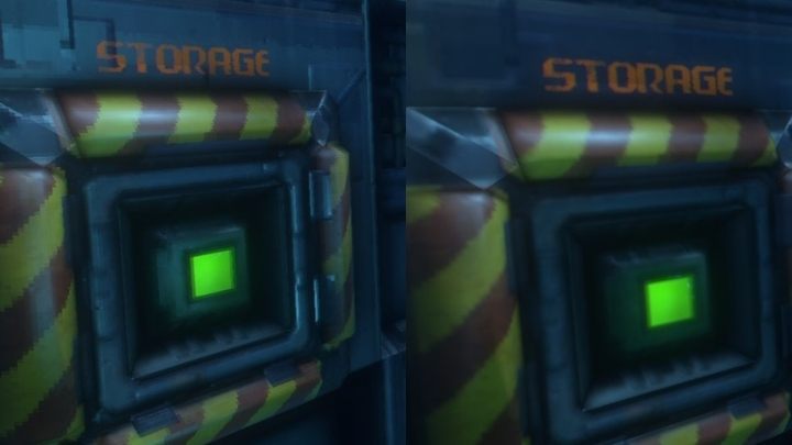 Porównanie starych (po lewej) i nowych (po prawej) tekstur w demie System Shocka. - Wieści ze świata (Dead Island 2, Battlefield Hardline, Heroes of the Storm, System Shock, Radeon RX 480, Ubisoft) 6/7/2016 - wiadomość - 2016-07-06