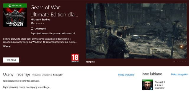 Premiera Gears of War: Ultimate Edition na PC – potwierdziły się wysokie wymagania sprzętowe - ilustracja #2