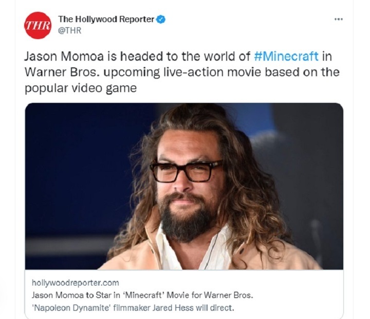 Jason Momoa może zagrać w ekranizacji Minecrafta. Negocjacje trwają - ilustracja #1