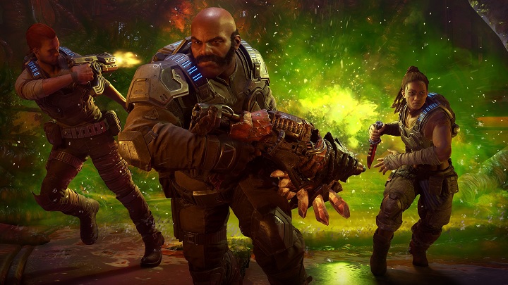 Gears 5 zadziała na Xboksie One X w rozdzielczości 4K i 60 klatkach na sekundę. - Gears 5 z co-opem dla trzech graczy; 4K i 60 fps na Xboksie One X - wiadomość - 2019-06-10