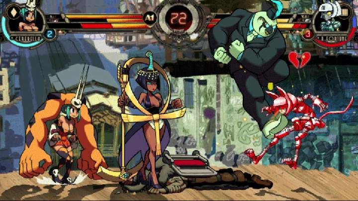 Oprawa graficzna w Skullgirls może się podobać. - Skullgirls z milionem sprzedanych egzemplarzy na Steamie - wiadomość - 2017-09-05