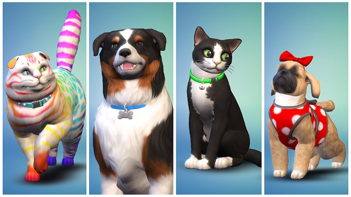 Kot po lewej jest… alternatywny… - The Sims 4 – zapowiedziano rozszerzenie Psy i koty  - wiadomość - 2017-08-22