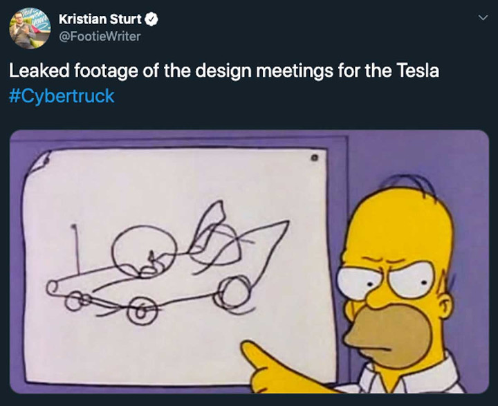 Najlepsze memy o Tesla Cybertruck - ilustracja #3