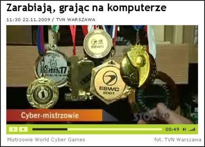E-Sport: Echa sukcesu polaków na WCG - ilustracja #1