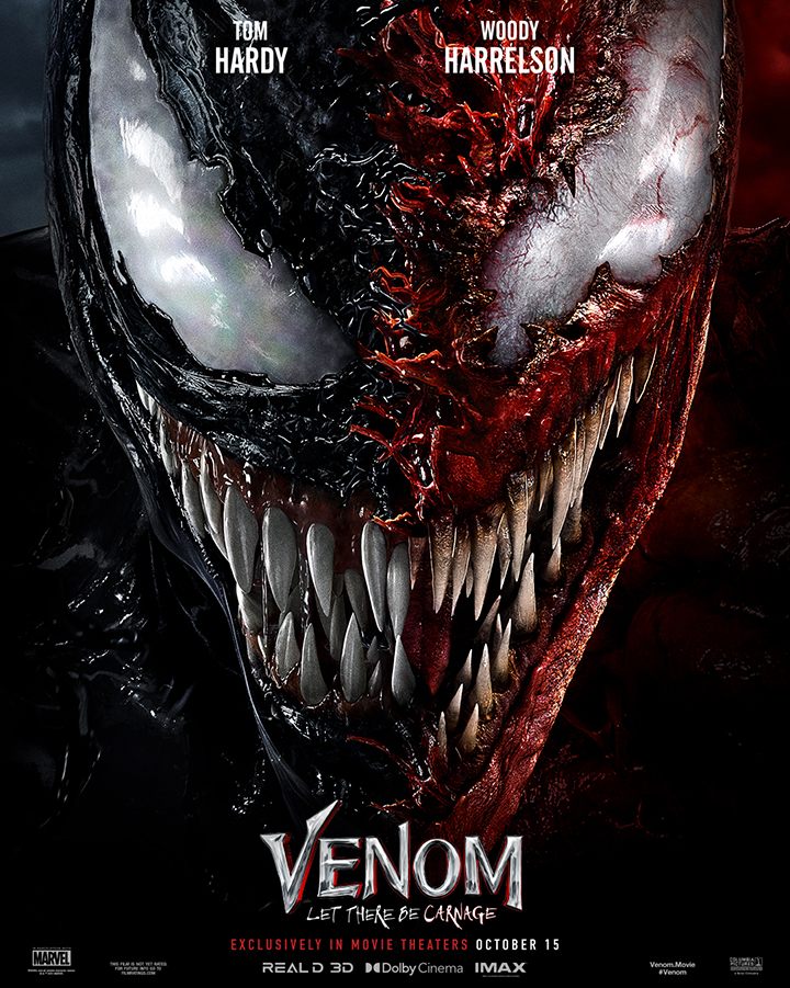 Plakaty Venoma 2 zapowiadają starcie symbiotów - ilustracja #1
