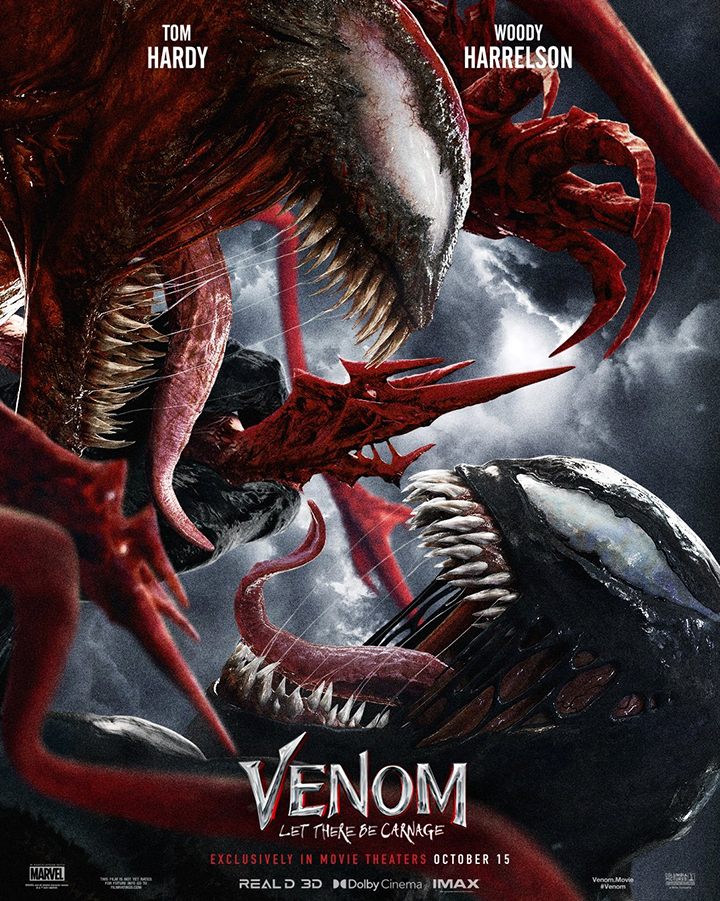 Plakaty Venoma 2 zapowiadają starcie symbiotów - ilustracja #2