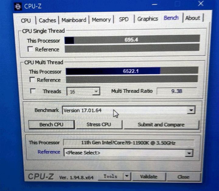 Intel Core i9-11900K może być nowym królem wydajności jednowątkowej - ilustracja #1