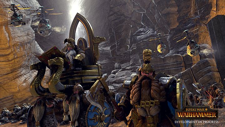 Król Thorgrim nie rozstaje się z Wielką Księgą Uraz nawet w bitwie – krasnoludowie są bardzo drażliwym i pamiętliwym ludem. - Total War: Warhammer – kompendium wiedzy [Aktualizacja #11] - wiadomość - 2017-09-12