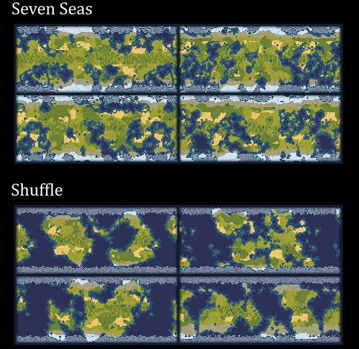 Civilization 6 - rodzaje map, zobacz różnice w przejrzysty sposób - ilustracja #9