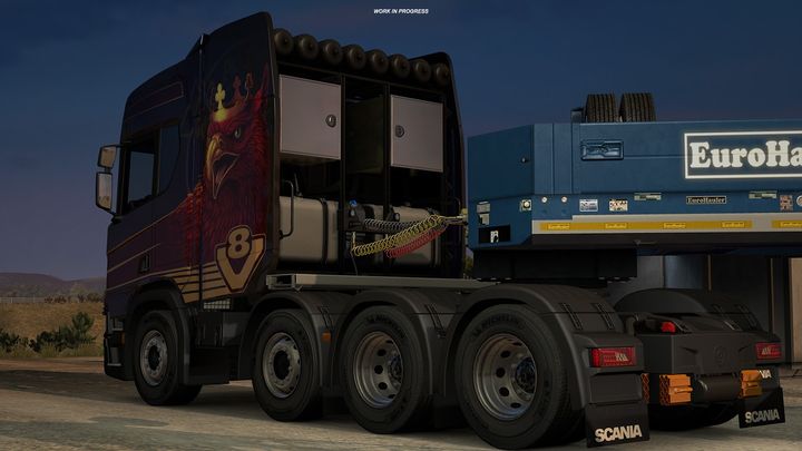 W grze pojawią się kable łączące ciągnik z naczepą. - Sporo nowości w patchu 1.31 do Euro Truck Simulator 2 i American Truck Simulator - wiadomość - 2018-05-15