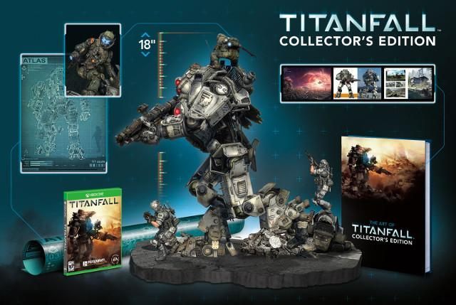 Wizualizacja elementów składowych edycji kolekcjonerskiej gry - Titanfall zadebiutuje w marcu 2014 roku. Zapowiedź edycji kolekcjonerskiej - wiadomość - 2013-10-22
