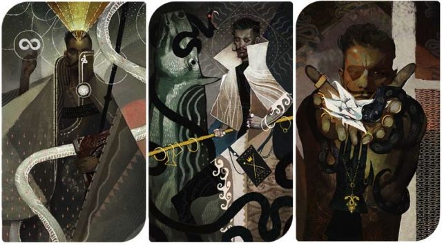 Karty tarota Doriana (źródło: vg247.com) - Dragon Age: Inkwizycja – karty tarota postaci i ich zmiana - wiadomość - 2015-02-03