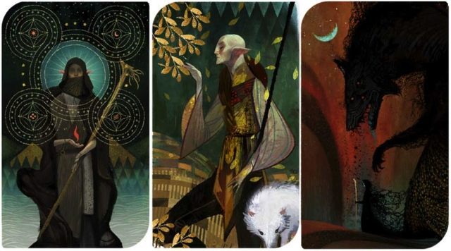 Karty tarota Solasa (źródło: vg247.com) - Dragon Age: Inkwizycja – karty tarota postaci i ich zmiana - wiadomość - 2015-02-03