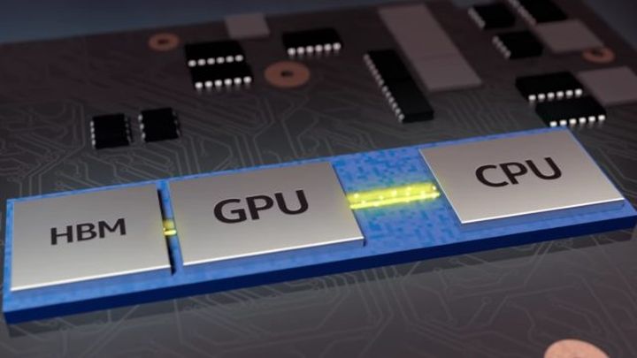 Tak przedstawia się struktura chipu stworzonego przez Intel oraz AMD. - Nowy układ AMD i Intela – pierwsze testy wypadają świetnie - wiadomość - 2018-03-07
