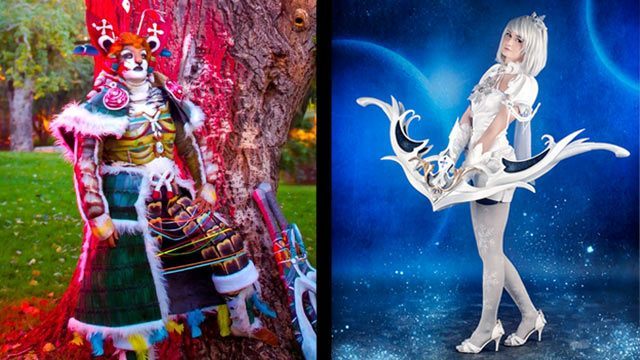 Od lewej: saemaligna i Dulcinea, laureatki nagród dodatkowych. - Aion - konkurs cosplay'owy dobiegł końca - zobacz najlepsze stroje i zdjęcia z sesji fotomodelek - wiadomość - 2014-02-04