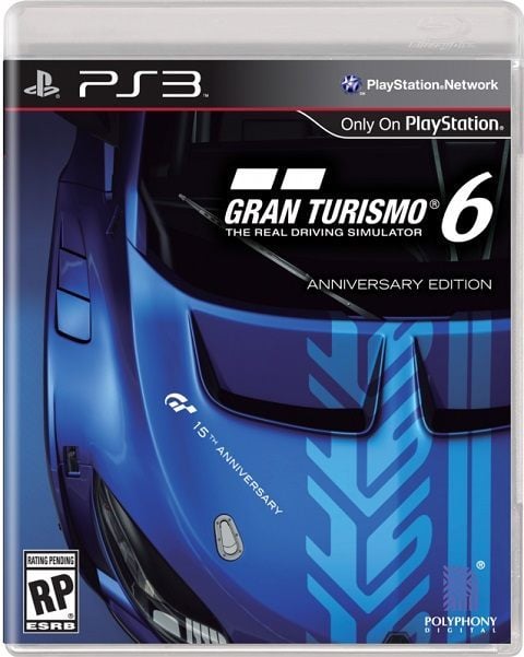 Okładka Gran Turismo 6 w edycji Anniversary.