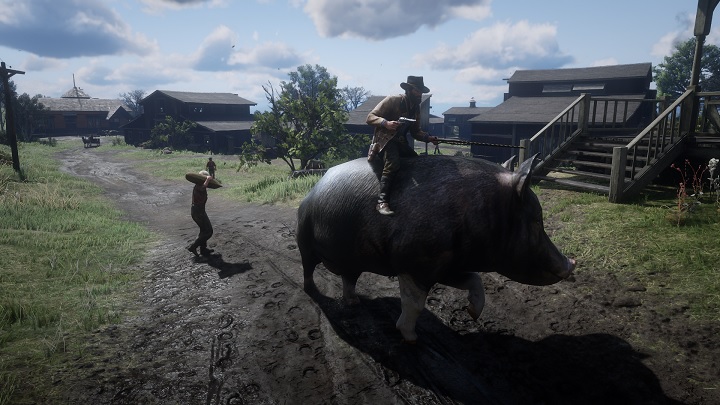 Mod do RDR2 pozwala ujeżdżać gigantyczne zwierzęta - ilustracja #1