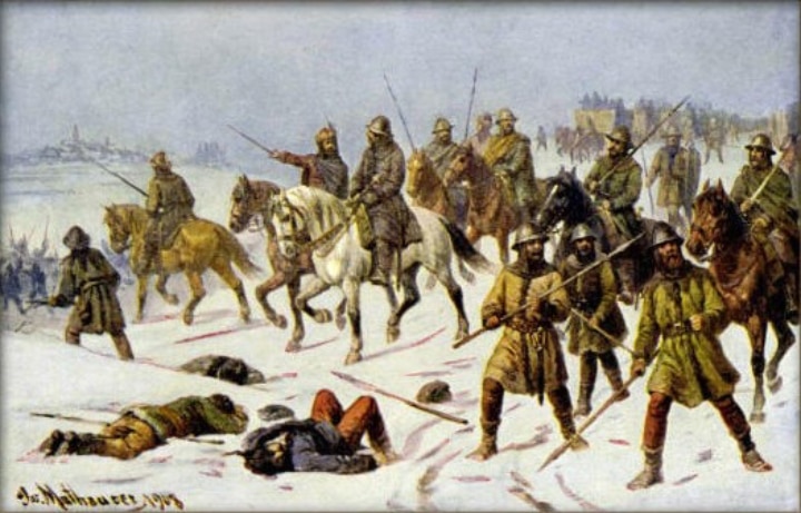 Jan Żiżka przed Kutną Horą – Josef Mathauser (źródło: Wikipedia).