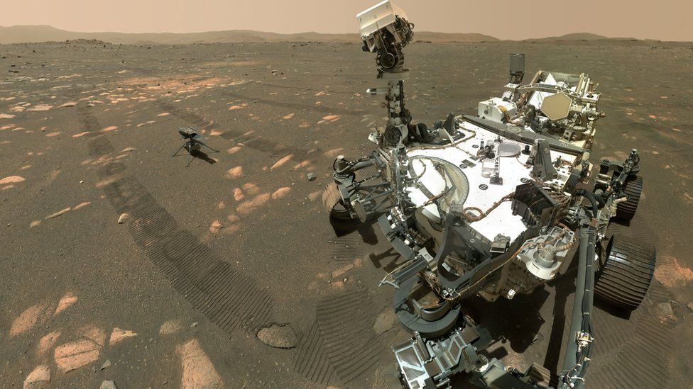 NASA świętuje pierwszy lot drona na Marsie - ilustracja #1