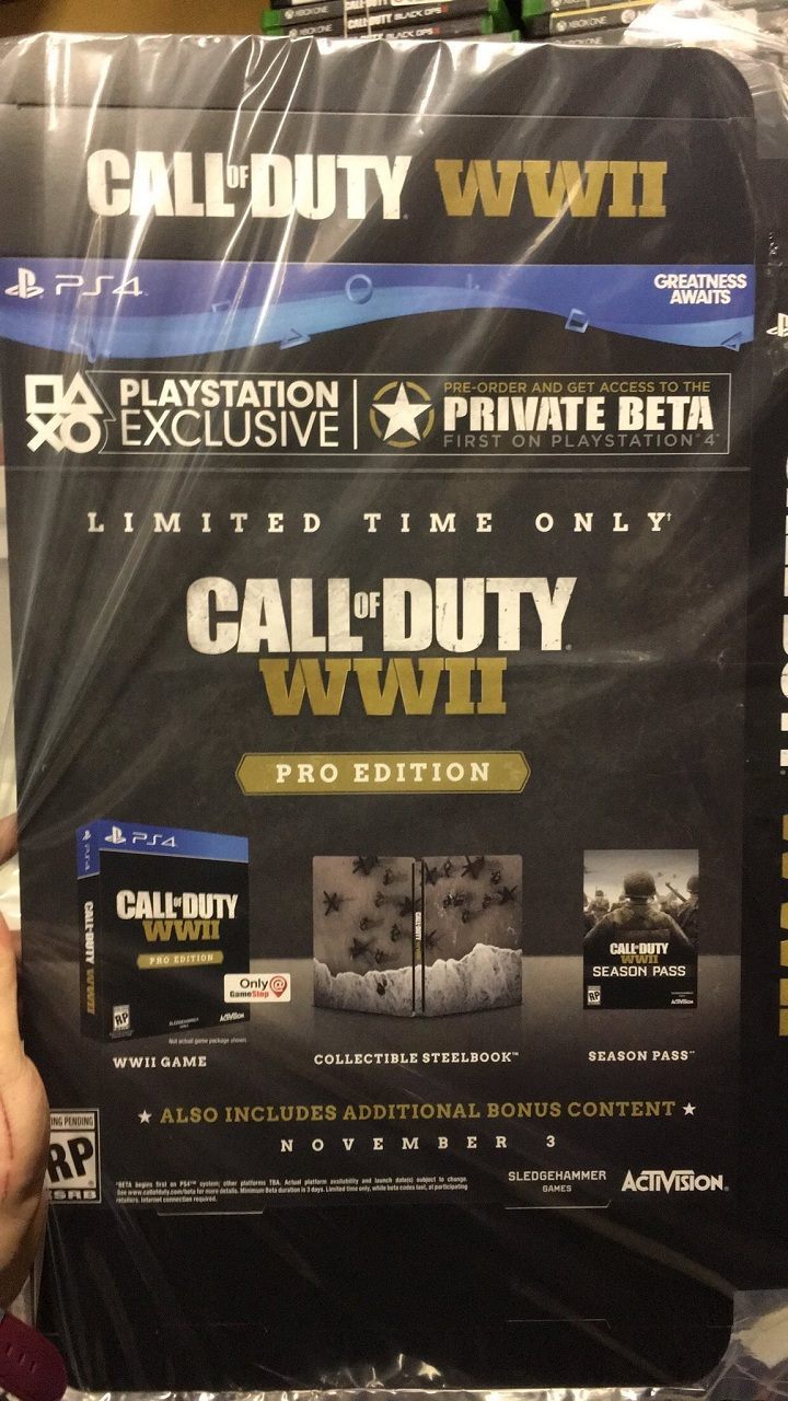 Trzeba przyznać, że steelbook prezentuje się naprawdę ładnie. - Call of Duty: WWII otrzyma przepustkę sezonową - wiadomość - 2017-04-25