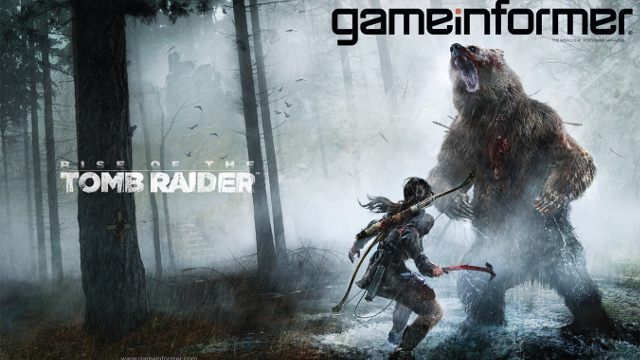 Okładka marcowego numeru pisma Game Informer - Rise of the Tomb Raider tematem okładkowym nowego Game Informera - wiadomość - 2015-02-03