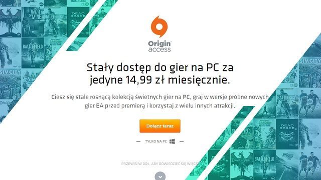 Origin Access - subskrypcja EA dostępna w Polsce za 14,99 zł miesięcznie - ilustracja #1