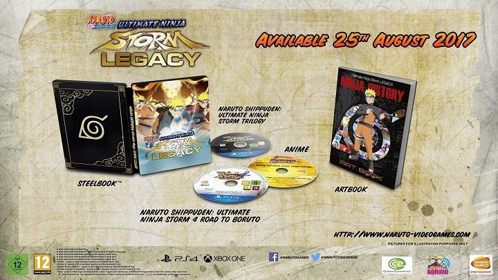 Kolekcjonerskie wydanie Naruto Shippuden: Ultimate Ninja Storm Legacy prezentuje się zacnie. - Naruto Shippuden: Ultimate Ninja Storm Legacy i Trilogy zadebiutują przed końcem wakacji - wiadomość - 2017-07-04