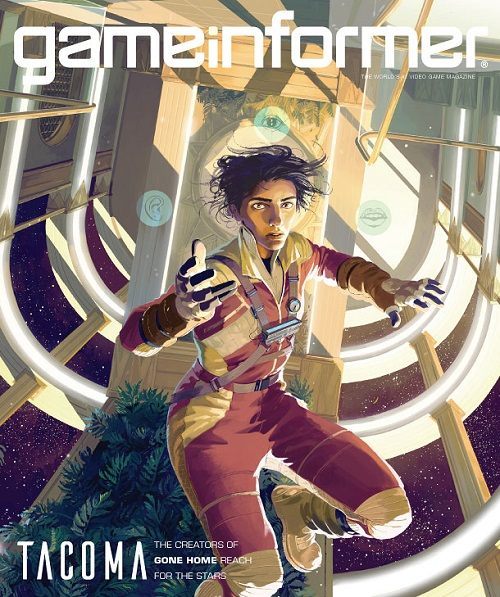 Sierpniowa okładka magazynu Game Informer.