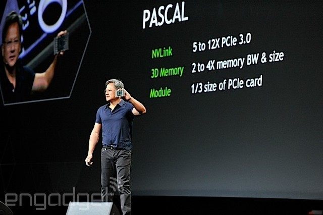 Pascal stanowi następcę architektury Maxwell. (Źródło: engadget) - NVIDIA zapowiada kartę grafiki GeForce GTX Titan Z oraz nową architekturę układów o nazwie Pascal - wiadomość - 2014-03-25