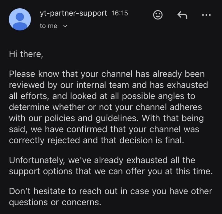 Źródło: X: @SplashPlateVGC - Youtuber odzyskuje kanał po błędnym banie od YouTube, wywołanym przez AI po tym, jak inny twórca ukradł i wrzucił jego film - wiadomość - 2025-12-11