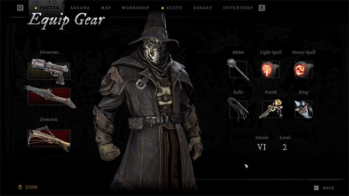 Odświeżony ekran ekwipunku, który wprowadzi aktualizacja Reckoning. - Już jutro mroczna strzelanka RPG Witchfire osiągnie ważny punkt rozwoju. Adrian Chmielarz stawia sprawę jasno raz na zawsze - wiadomość - 2025-12-11