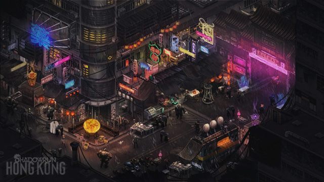 Jedyny udostępniony screen z gry. - Ruszył Kickstarter Shadowrun: Hong Kong - cel minimalny osiągnięto w kilka godzin - wiadomość - 2015-01-14