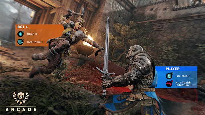 W trybie arcade buffy i debuffy będą nakładane nie tylko na naszą postać, lecz także na przeciwników. - For Honor na PC do zdobycia za darmo; dodatek Marching Fire wprowadzi tryb Arcade - wiadomość - 2018-08-22