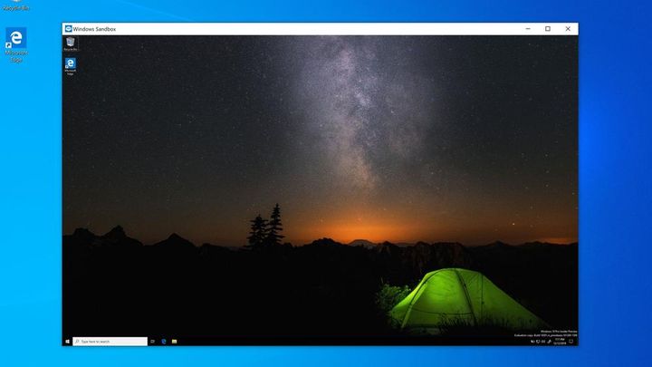 System Windows 10 otrzymał nową funkcję. - Windows Sandbox – Windows 10 otrzymał tryb piaskownicy - wiadomość - 2018-12-20