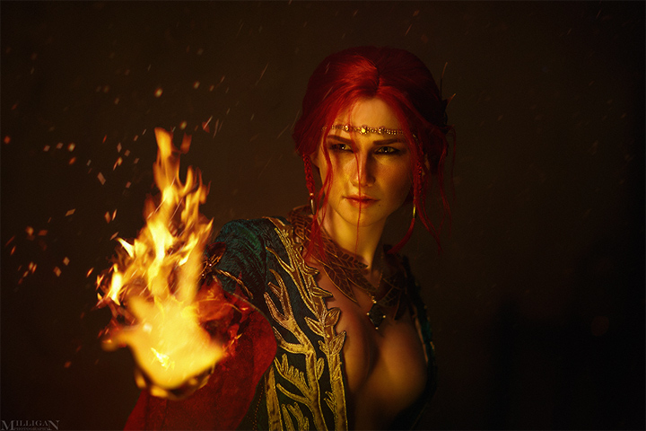 Najlepsze cosplaye - Triss Merigold z gry Wiedźmin 3 - ilustracja #3