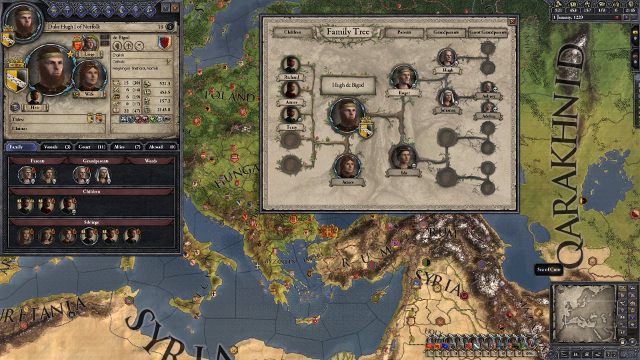 W grze oprócz własnego interesu musimy zabezpieczyć także byt naszej rodziny. - Crusader Kings II na Steam za darmo przez kilka najbliższych dni - wiadomość - 2015-02-18