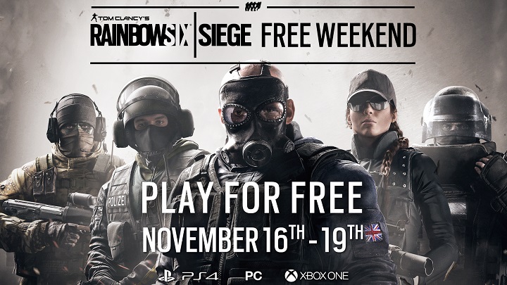 Tom Clancy's Rainbow Six: Siege za darmo w najbliższych dniach. Dołączysz do grona 20 milionów graczy? - Tom Clancy's Rainbow Six: Siege - darmowa rozgrywka w najbliższy weekend - wiadomość - 2017-11-15